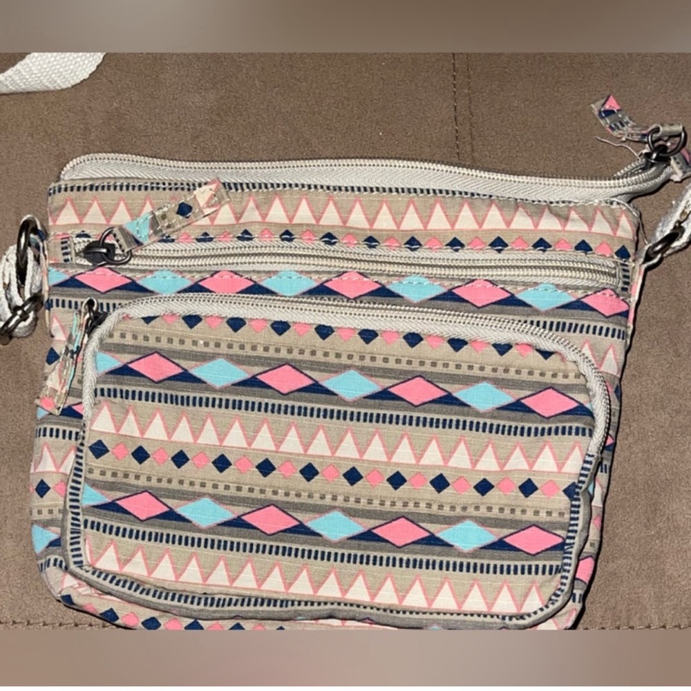 Mossimo Supply  Tribal Pattern Crossbody Southwestern Fabric Bag